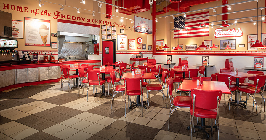 Interior of a Freddy's Franchise